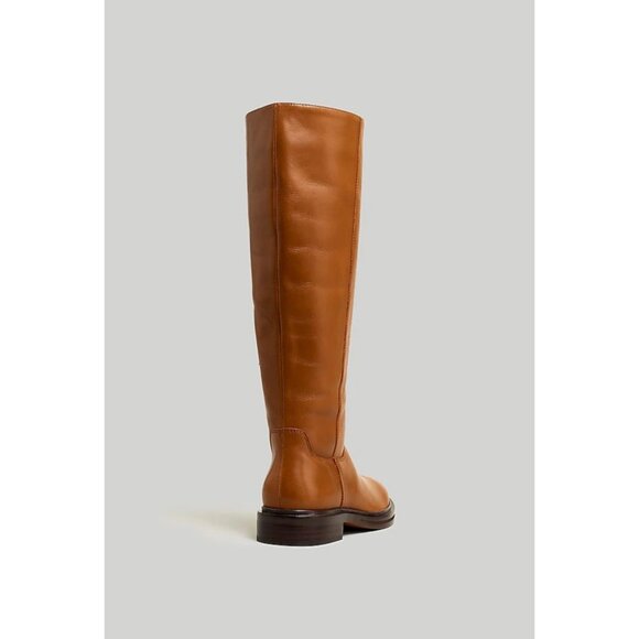 Madewell $298 The Drumgold Boot Extended Calf in Sepia Leather Size 9 NN039 - Picture 2 of 16